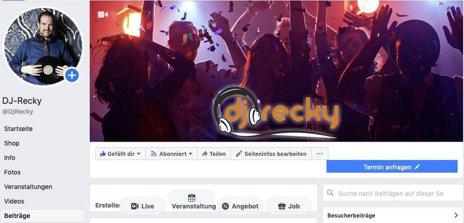 DJ-Recky auf Facebook